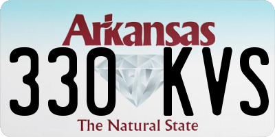 AR license plate 330KVS
