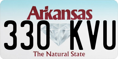 AR license plate 330KVU