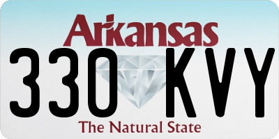 AR license plate 330KVY