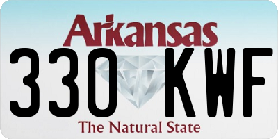 AR license plate 330KWF
