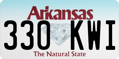 AR license plate 330KWI