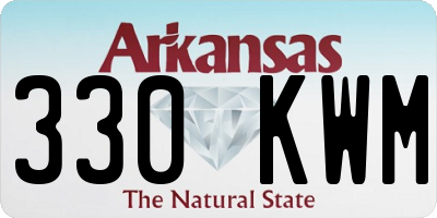AR license plate 330KWM