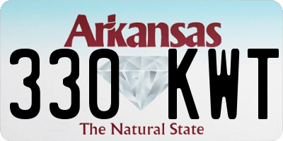 AR license plate 330KWT