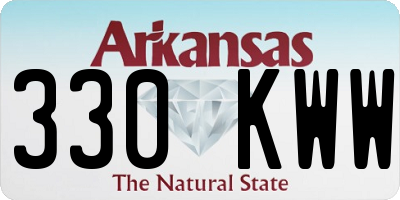 AR license plate 330KWW