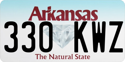 AR license plate 330KWZ