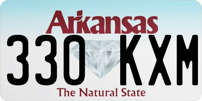AR license plate 330KXM