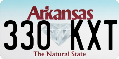AR license plate 330KXT