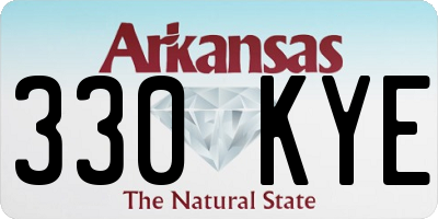 AR license plate 330KYE