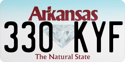 AR license plate 330KYF