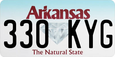 AR license plate 330KYG