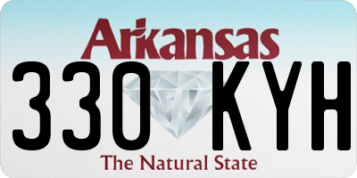 AR license plate 330KYH