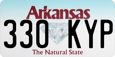 AR license plate 330KYP