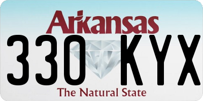 AR license plate 330KYX