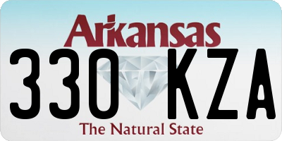 AR license plate 330KZA