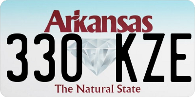 AR license plate 330KZE