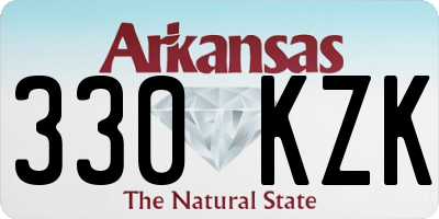 AR license plate 330KZK