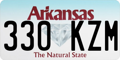 AR license plate 330KZM