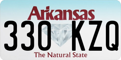 AR license plate 330KZQ