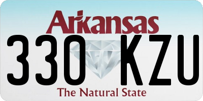AR license plate 330KZU