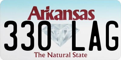 AR license plate 330LAG