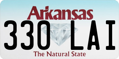 AR license plate 330LAI