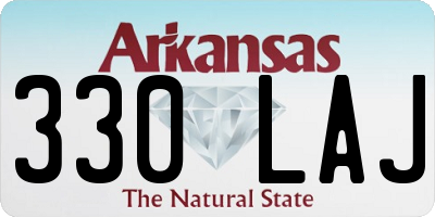 AR license plate 330LAJ