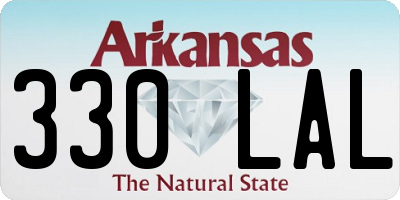 AR license plate 330LAL