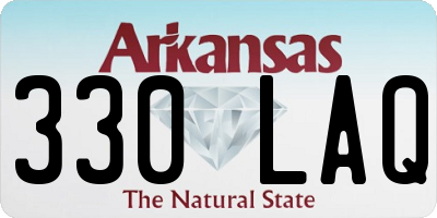 AR license plate 330LAQ