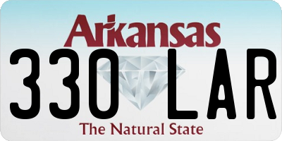 AR license plate 330LAR