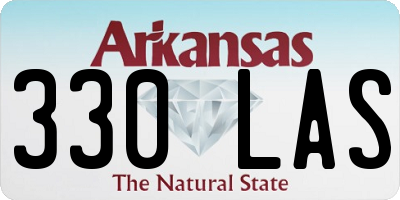 AR license plate 330LAS
