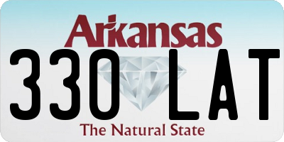 AR license plate 330LAT