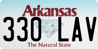 AR license plate 330LAV