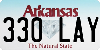 AR license plate 330LAY