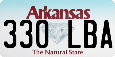 AR license plate 330LBA