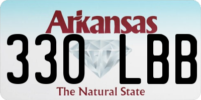 AR license plate 330LBB