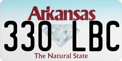 AR license plate 330LBC