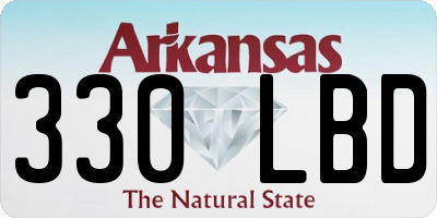 AR license plate 330LBD