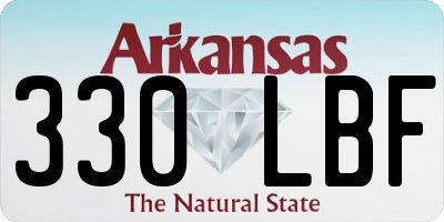 AR license plate 330LBF