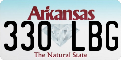 AR license plate 330LBG