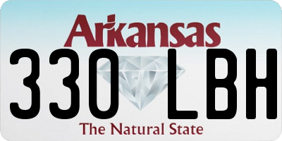 AR license plate 330LBH