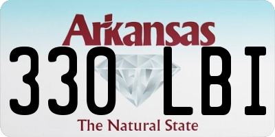 AR license plate 330LBI