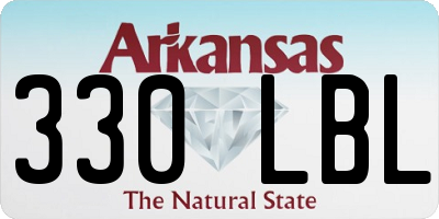 AR license plate 330LBL