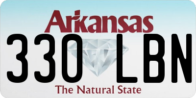 AR license plate 330LBN