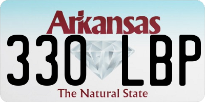 AR license plate 330LBP