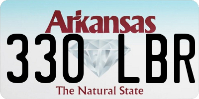 AR license plate 330LBR