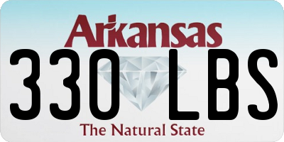 AR license plate 330LBS
