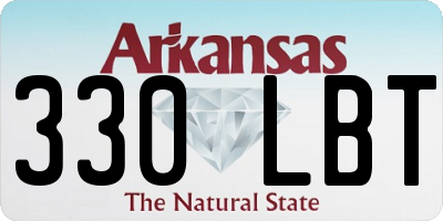 AR license plate 330LBT