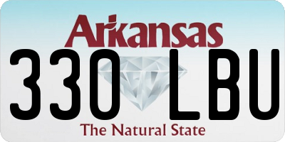 AR license plate 330LBU