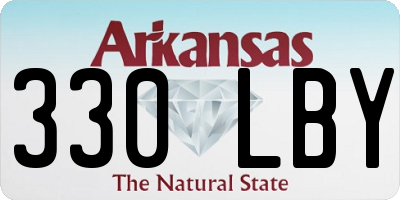 AR license plate 330LBY