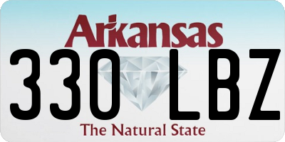 AR license plate 330LBZ